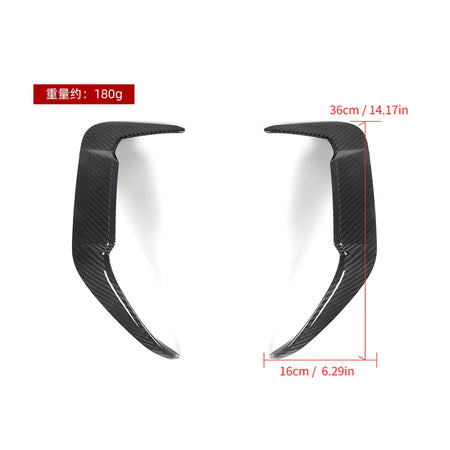 SOOQOO BMW X5M F95 LCI Carbon Fiber Rear Vent Trim