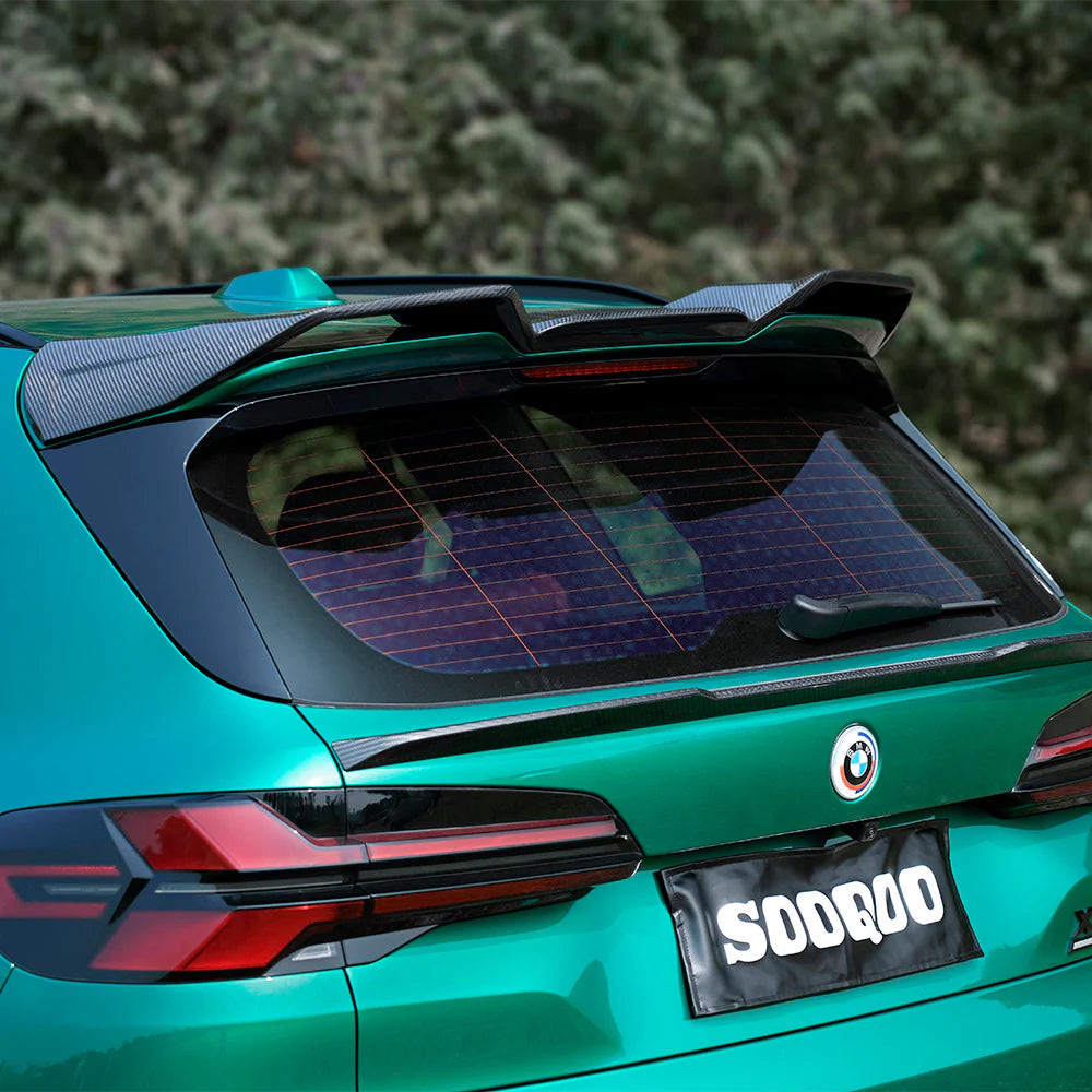 SOOQOO BMW X5M F95 LCI Prepreg Carbon Fiber Roof Spoiler