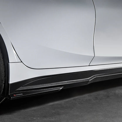 SOOQOO M4 G82 G83 Carbon Fiber Side Skirt