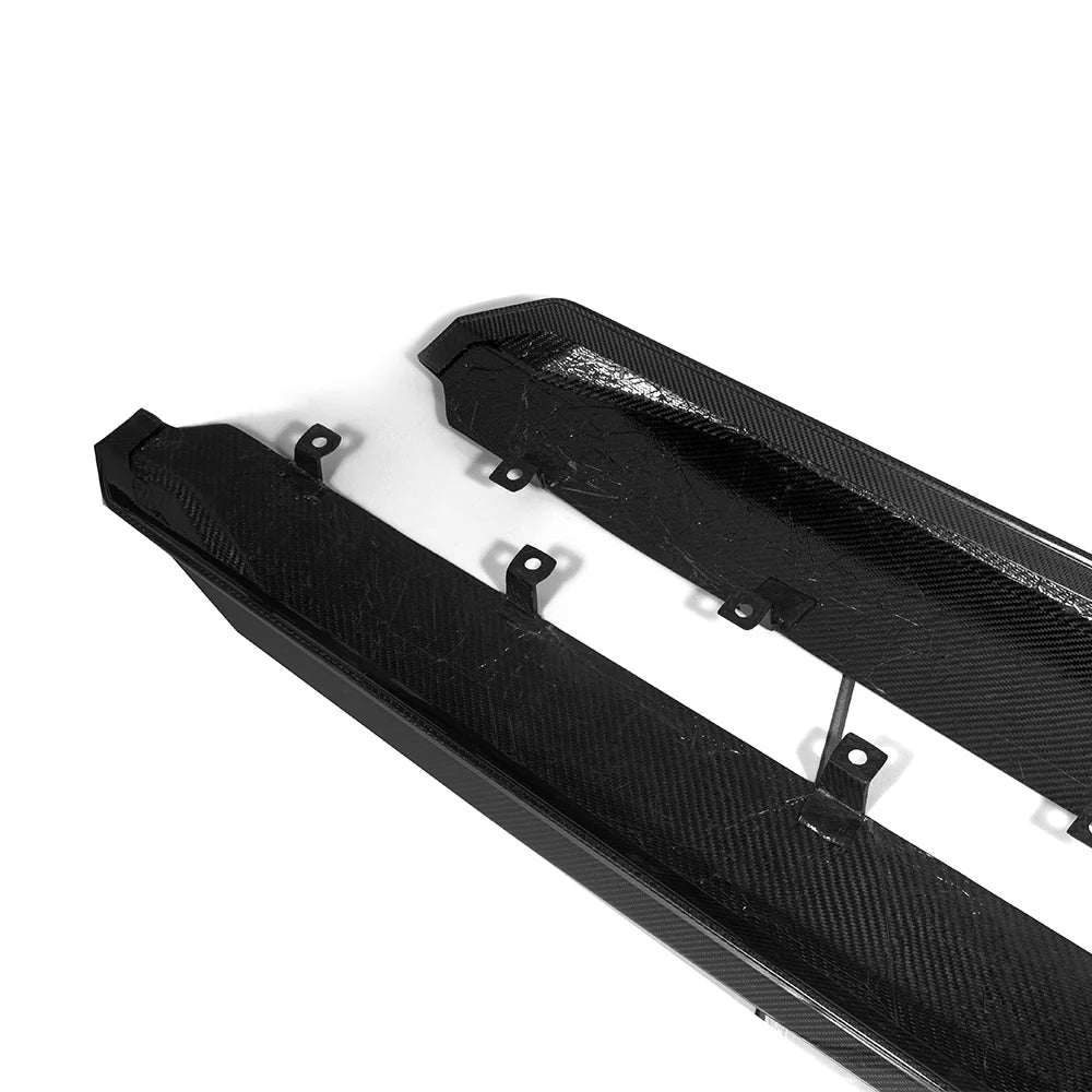SOOQOO BMW X5M F95 Prepreg Carbon Fiber Side Skirt