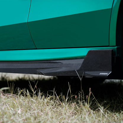 SOOQOO BMW X5M F95 Prepreg Carbon Fiber Side Skirt