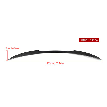 SOOQOO BMW X5M F95 Prepreg Carbon Fiber Rear Spoiler