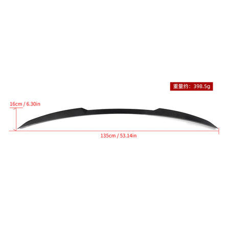 SOOQOO BMW X5M F95 Prepreg Carbon Fiber Rear Spoiler