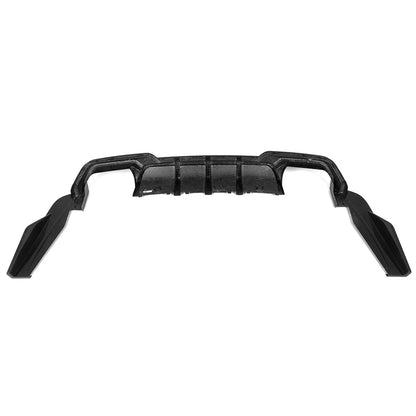 SooQoo BMW M8 F91 F92 Aggressive Rear Diffuser In Gloss Carbon Fibre