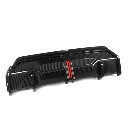 SOOQOO BMW G42 Prepreg Carbon Fiber Center Diffuser With Light