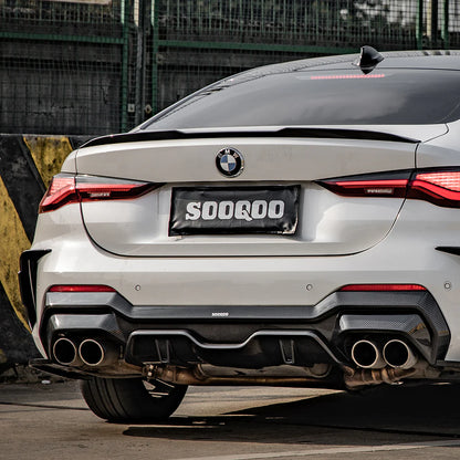 SOOQOO BMW G22 G23 Prepreg Carbon Fiber Diffuser