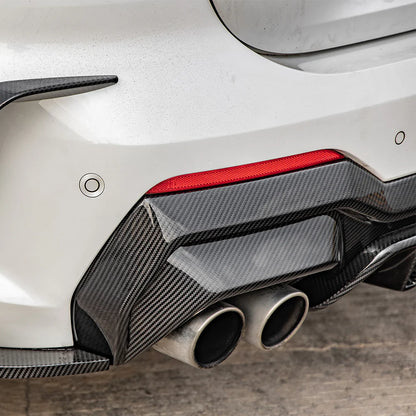 SOOQOO BMW G22 G23 Prepreg Carbon Fiber Diffuser