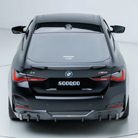 SOOQOO BMW i4 G26 BEV Carbon Fiber Diffuser