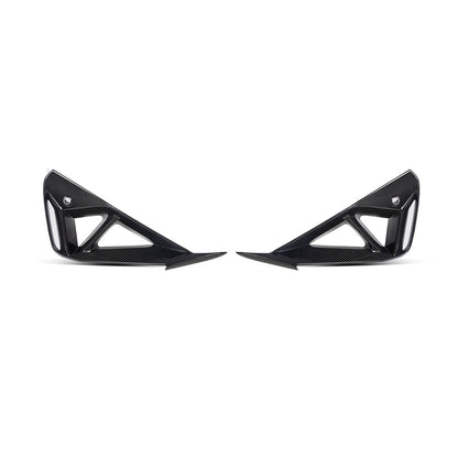 SooQoo BMW G42 M240i Front Ducts In Gloss Carbon Fibre