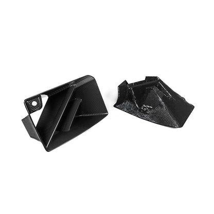 SooQoo BMW G87 M2 SQ Twin Fin Front Ducts In Gloss Carbon Fibre