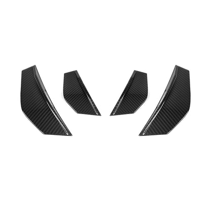 SooQoo BMW F87 M2 Front Canards In Gloss Carbon Fibre