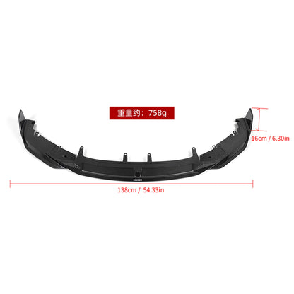 SOOQOO BMW G14 G15 G16 Carbon Fiber Front Lip