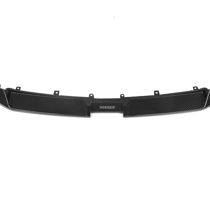 SooQoo BMW M8 F91 F92 F93 Front Splitter In Gloss Carbon Fibre