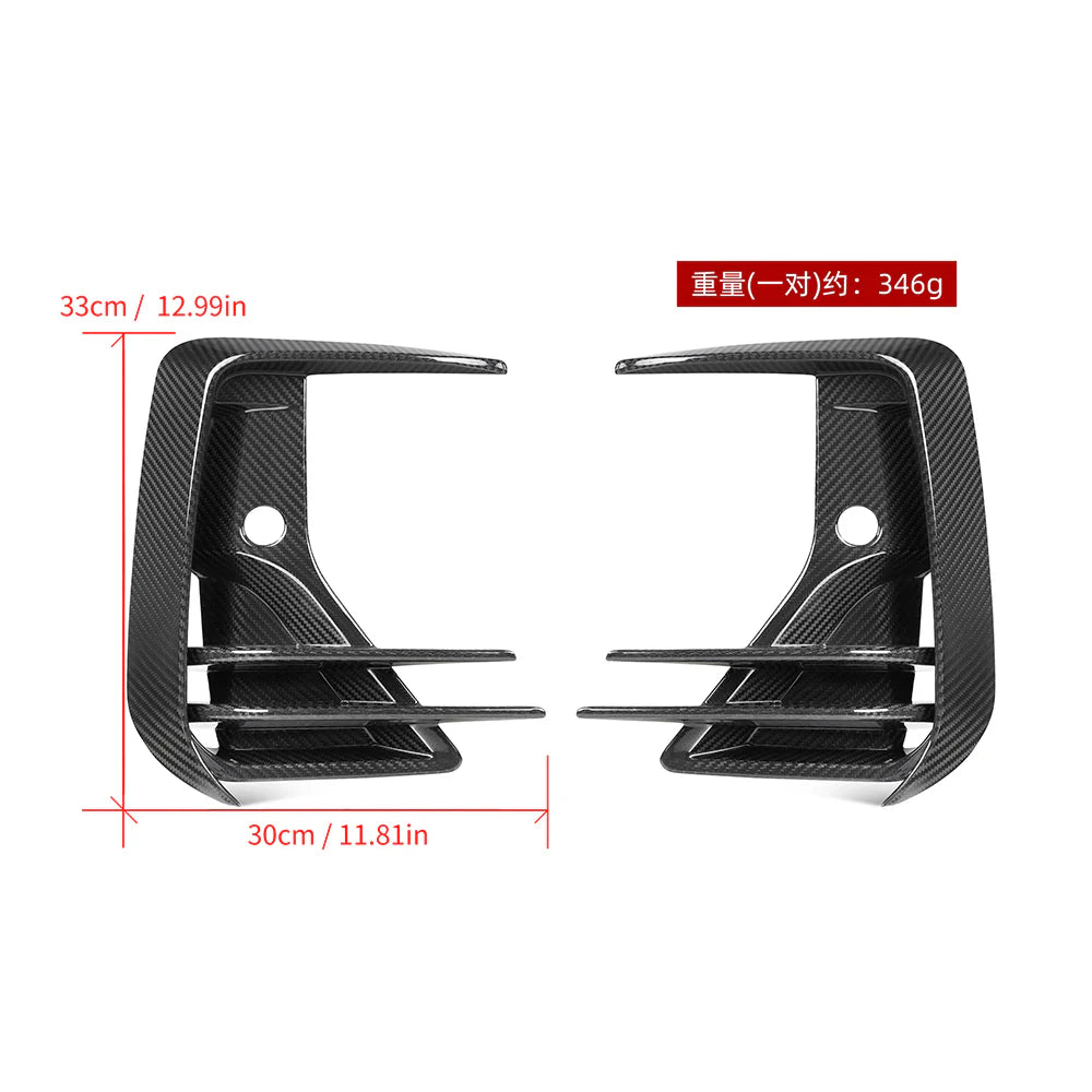 SOOQOO BMW iX3 / X3 G01 / X4 G02 LCI Carbon Fiber Side Vent