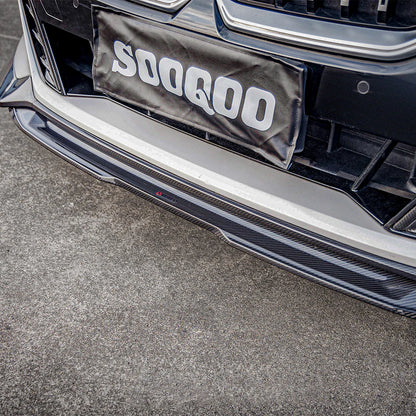 SOOQOO BMW 5 Series G60 G68 Prepreg Carbon Fiber Front Lip
