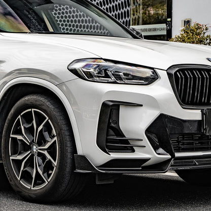 SOOQOO BMW X3 G01 X4 G02 LCI Type-A Prepreg Carbon Fiber Front Lip