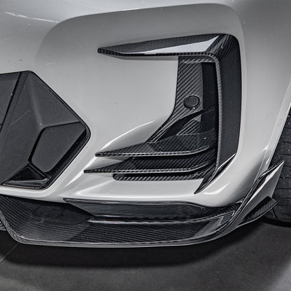 SooQoo BMW X3 G01 / X4 G02 LCI Front Splitter In Gloss Carbon Fibre