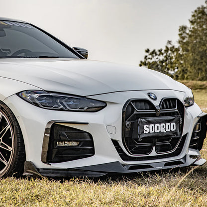 SOOQOO BMW G22 G23 Prepreg Carbon Fiber Front Lip