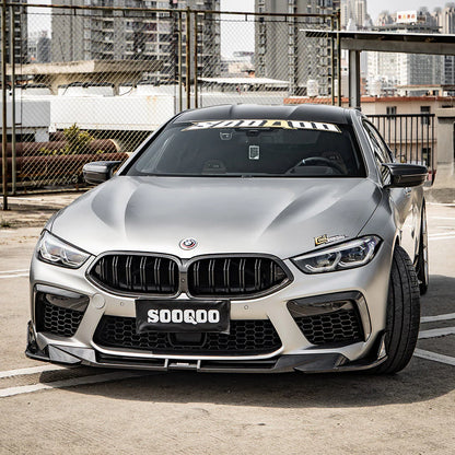 SOOQOO BMW M8 F91 F92 F93 Carbon Fiber Front Lip
