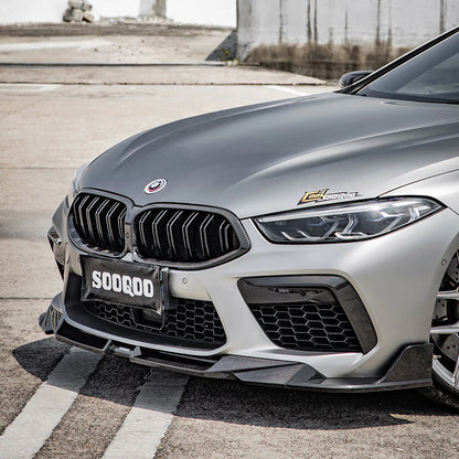 SOOQOO BMW M8 F91 F92 F93 Carbon Fiber Front Lip