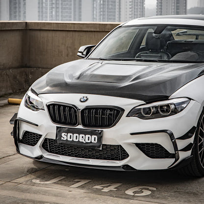 SOOQOO BMW M2 F87C Carbon Fiber Front Vent Trim