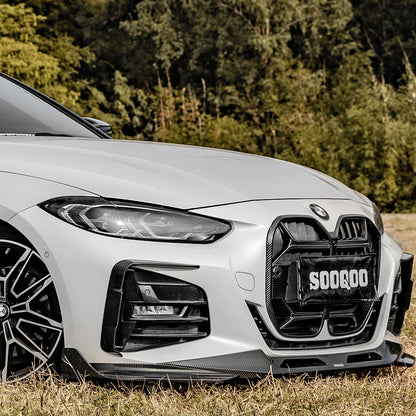 SOOQOO BMW G22 G23 Prepreg Carbon Fiber Front Vent Trim