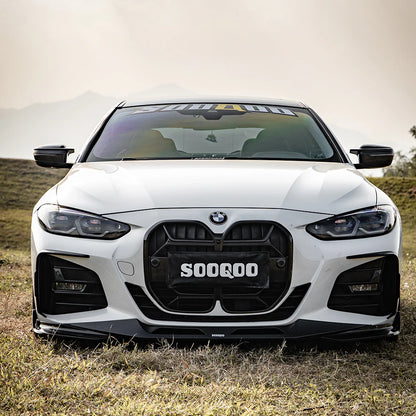 SOOQOO BMW G22 G23 Prepreg Carbon Fiber Front Vent Trim