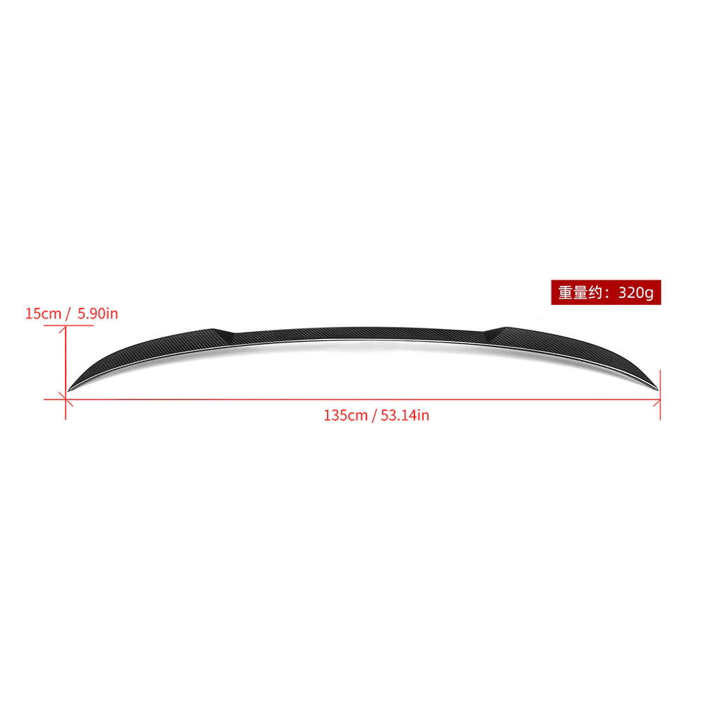 SOOQOO BMW iX3 / X3 G01 LCI Carbon Fiber Rear Spoiler