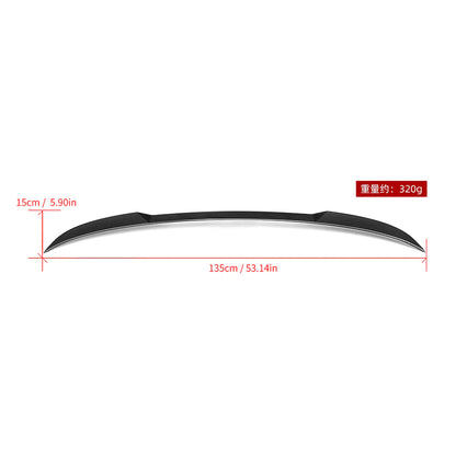 SOOQOO BMW iX3 / X3 G01 LCI Carbon Fiber Rear Spoiler
