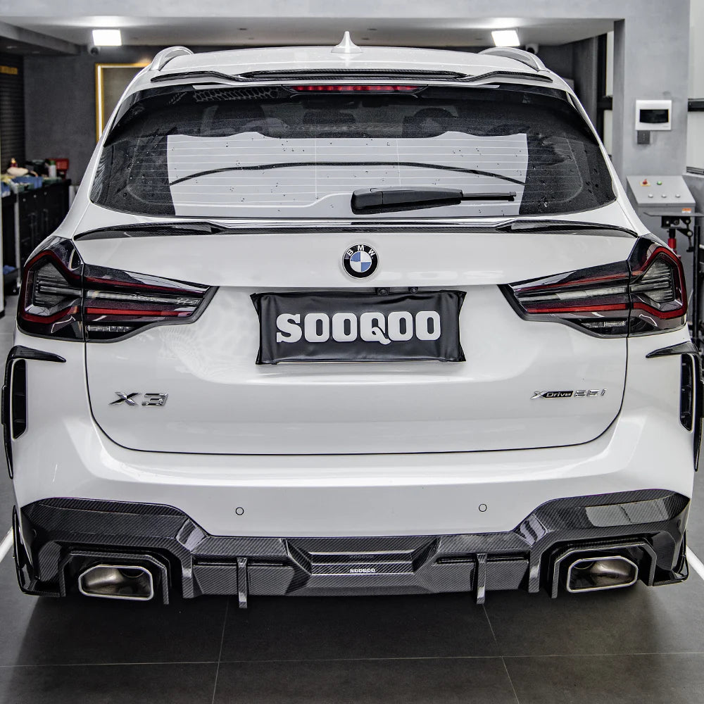 SOOQOO BMW X3 G01 LCI Carbon Fiber Rear Vent Trim