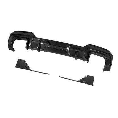 SOOQOO BMW X3 M40i G01 LCI Prepreg Carbon Fiber Diffuser