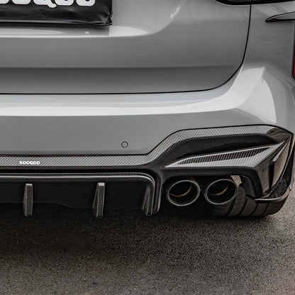 SOOQOO BMW X3M F97 Carbon Fiber Rear Diffuser