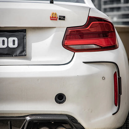 SOOQOO BMW M2 F87 Carbon Fiber Rear Vent Trim