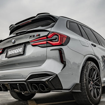 SOOQOO BMW X3M F97 LCI Carbon Fiber Rear Vent Trim