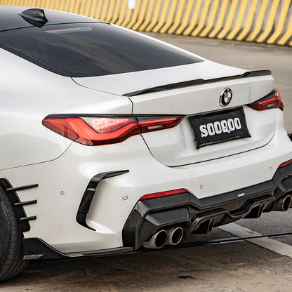 SOOQOO BMW G22 G23 Carbon Fiber Rear Vent Trim