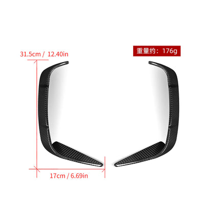 SOOQOO BMW G22 G23 Carbon Fiber Rear Vent Trim