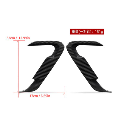 SOOQOO BMW iX3 / X3 G01 / X4 G02 LCI Carbon Fiber Side Fender