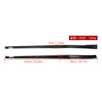 SOOQOO BMW X3M F97 X4M F98 Type-A Prepreg Carbon Fiber Side Skirt