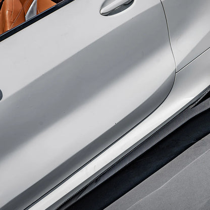 SOOQOO BMW G14 G15 / M8 F91 F92 Carbon Fiber Side Skirt