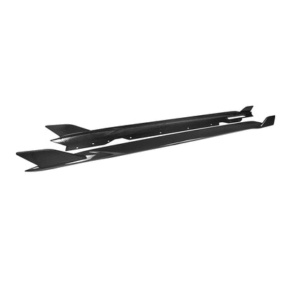 SOOQOO BMW G22 G23 Prepreg Carbon Fiber Side Skirt