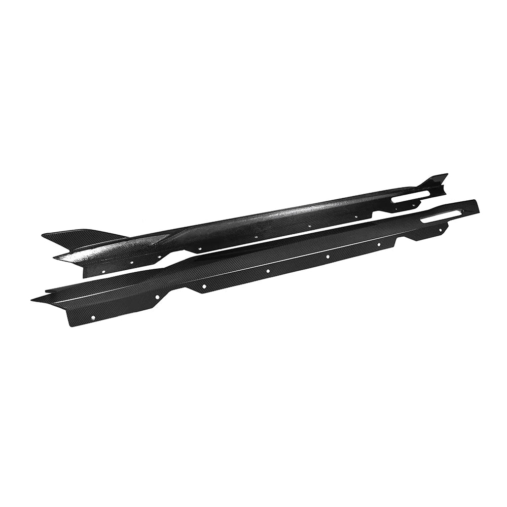 SOOQOO BMW G22 G23 Prepreg Carbon Fiber Side Skirt