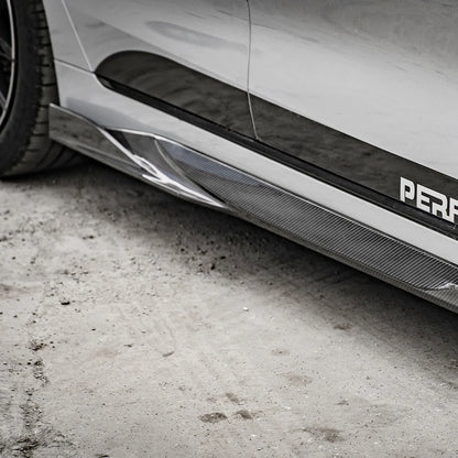 SOOQOO BMW G26 Prepreg Carbon Fiber Side Skirt