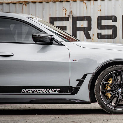 SOOQOO BMW G26 Prepreg Carbon Fiber Side Skirt