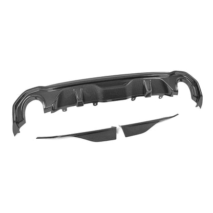 SOOQOO BMW G26 Prepreg Carbon Fiber Single Tip Diffuser