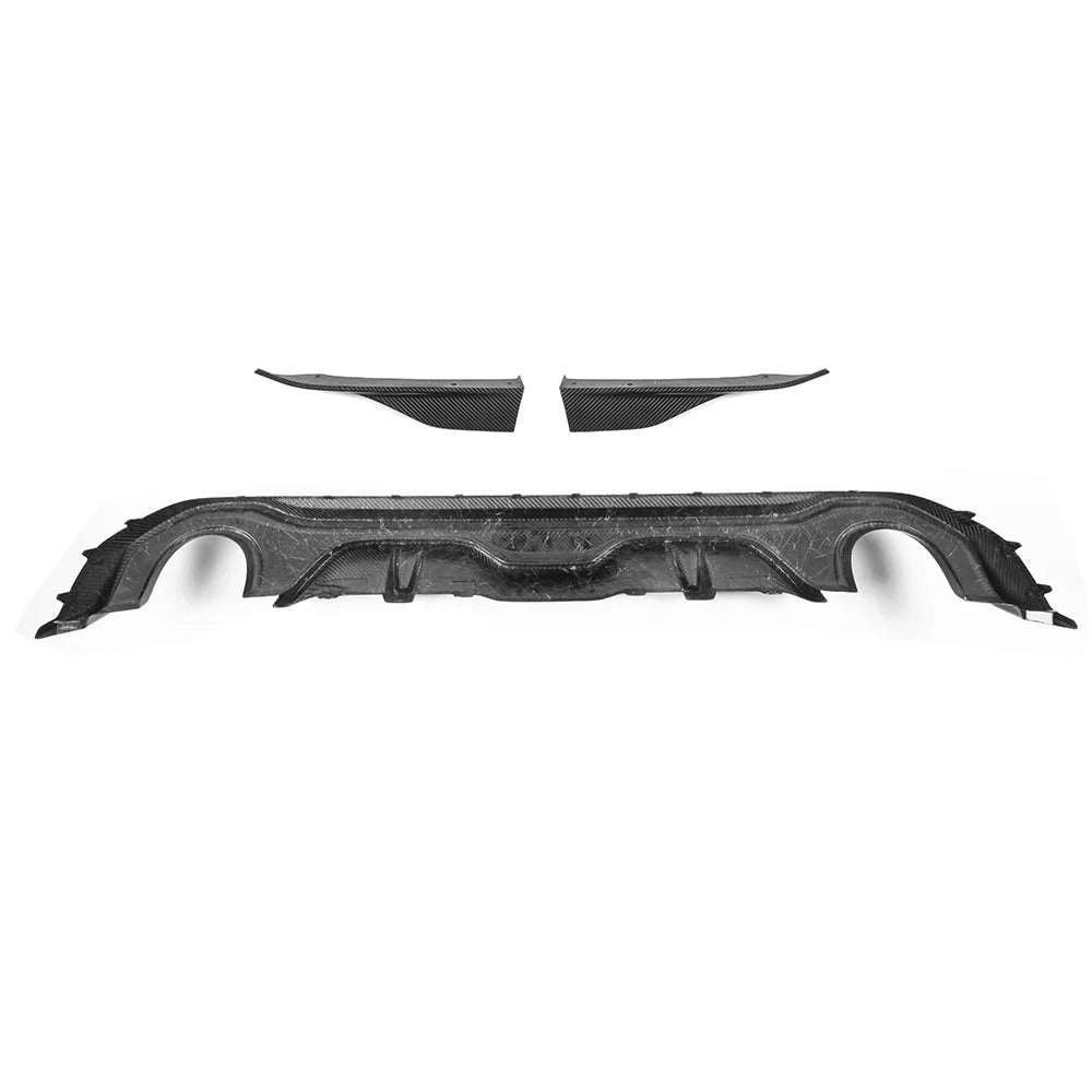 SOOQOO BMW G26 Prepreg Carbon Fiber Single Tip Diffuser