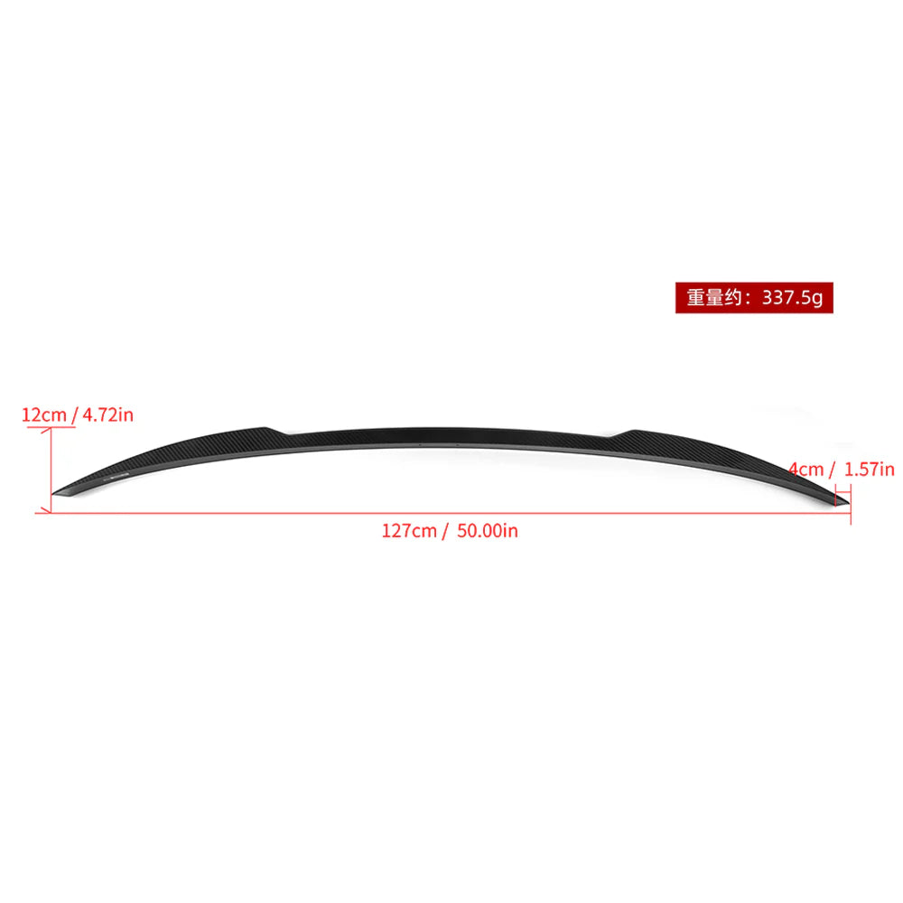 SOOQOO BMW M3 G81 Carbon Fiber Spoiler