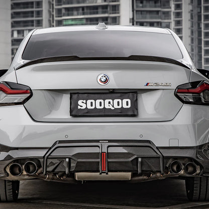 SOOQOO BMW G42 Prepreg Carbon Fiber Rear Trunk Spoiler