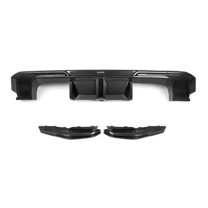 SOOQOO BMW M4 G82 G83 Type-A Prepreg Carbon Fiber Rear Diffuser Set