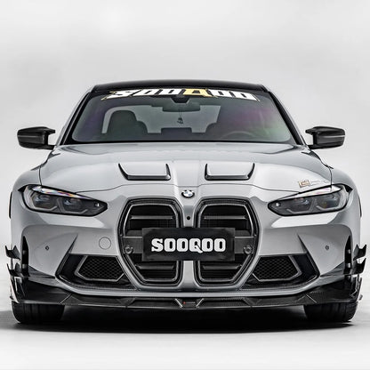 SOOQOO BMW M3 G80 M4 G82 Type-A Prepreg Carbon Fiber Front Lip