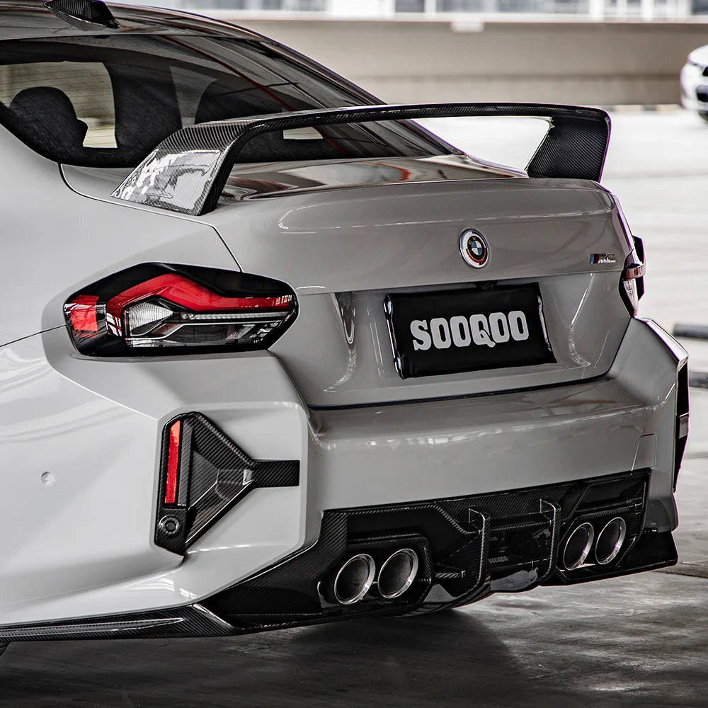 SOOQOO BMW M2 G87 Type-A Prepreg Carbon Fiber Rear Diffuser